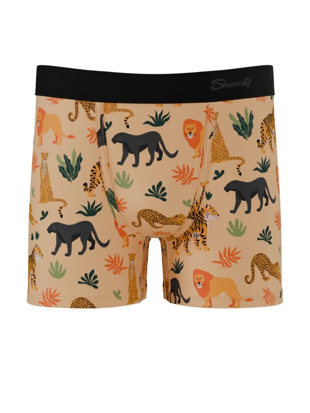 Shinesty Boys Big Cat Conga Boxer Briefs - 7/8